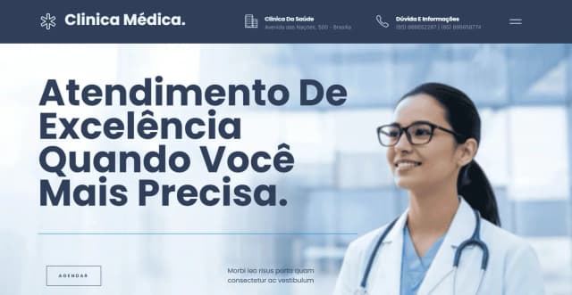Clínica Saúde Total (WordPress)