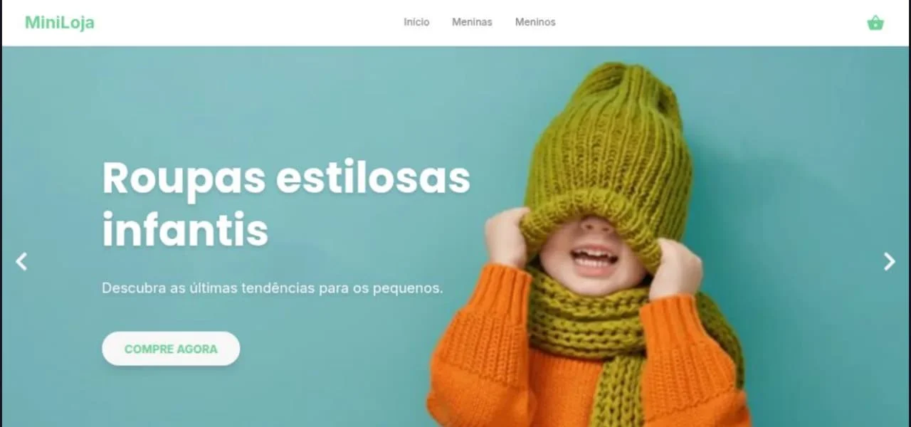 Loja Infantil (E-commerce Demo)